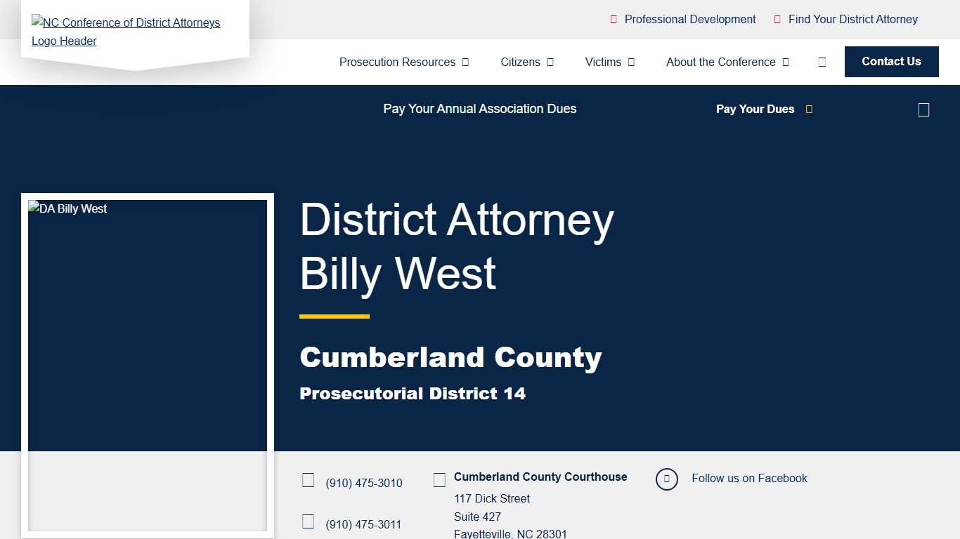 Prosecutorial District 14 - North Carolina Conference of District Attorneys